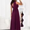 rochie-lunga-eleganta-mov-cu-decolteu-in-v-si-voal-fluid