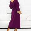 rochie-lunga-mov-purpuriu-cu-decolteu-in-v-si-croi-elegant