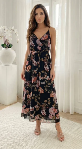 rochie-lunga-vaporoasa-cu-imprimeu-floral-si-bretele-reglabile