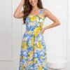 rochie-lunga-vaporoasa-cu-imprimeu-lamai-si-bretele-late