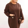 rochie-maro-marime-mare-cu-croiala-lejera