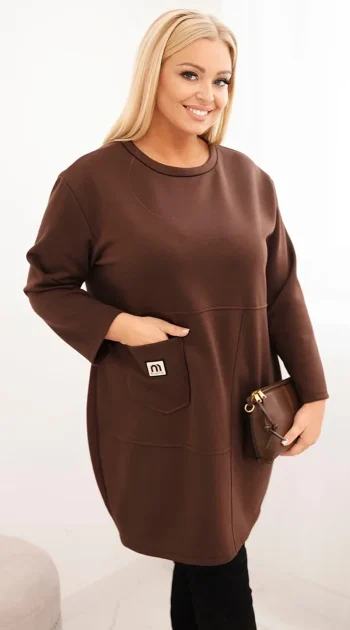 rochie-maro-marime-mare-cu-croiala-lejera