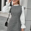 rochie micaela cu model si maneci bufante