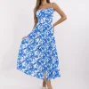 rochie-midi-alba-cu-imprimeu-albastru-si-bretele-subtiri