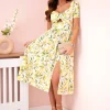 rochie-midi-alba-cu-imprimeu-lamai-si-crapatura-laterala