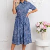rochie-midi-albastra-cu-broderie-florala-si-cordon