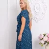 rochie-midi-albastra-din-vascoza-cu-buline-si-decolteu-petrecut