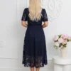 rochie-midi-bleumarin-bordo-cu-textura-florala