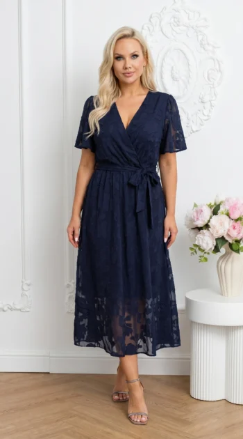 rochie-midi-bleumarin-bordo-cu-textura-florala