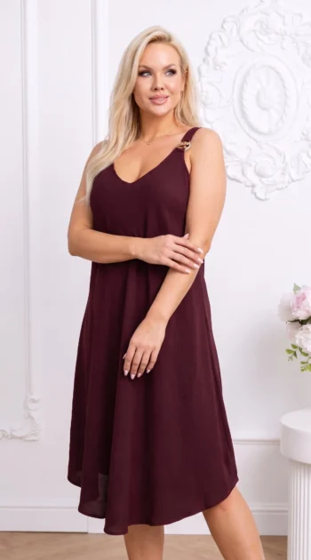 rochie-midi-cu-detaliu-auriu-pe-bretele