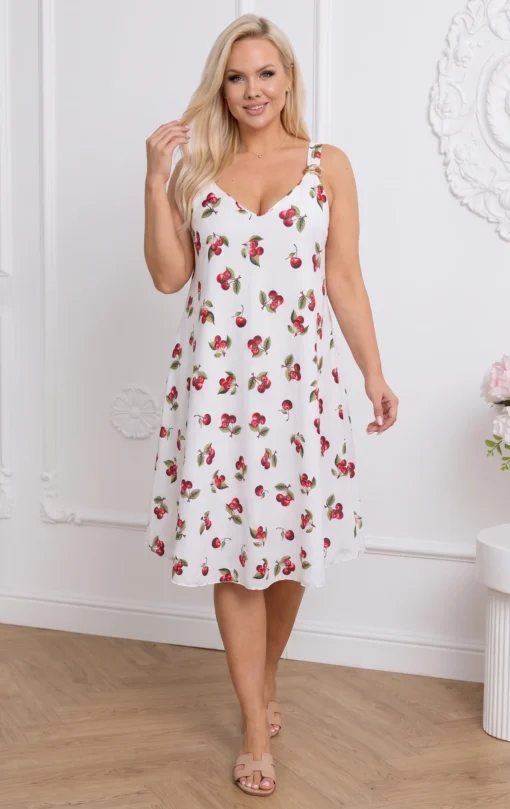 rochie-midi-cu-imprimeu-cirese-si-bretele