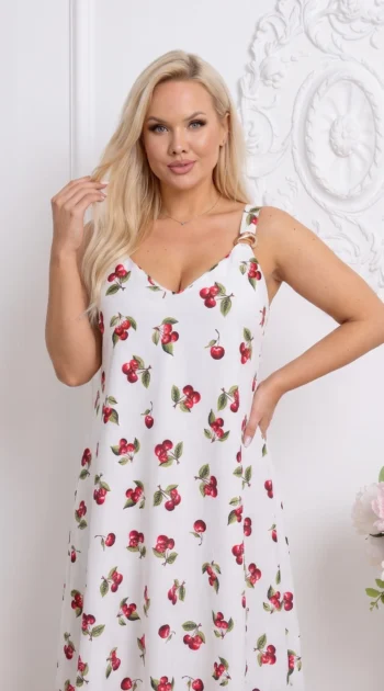 rochie-midi-cu-imprimeu-cirese-si-bretele