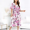 rochie-midi-cu-imprimeu-floral-in-nuante-de-roz-si-lila