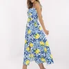rochie-midi-cu-imprimeu-lamai-in-nuante-bleu-galben