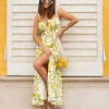 rochie-midi-cu-imprimeu-lamai-in-nuante-de-ecru-galben