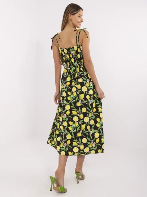 rochie-midi-cu-imprimeu-lamai-si-bretele-reglabile