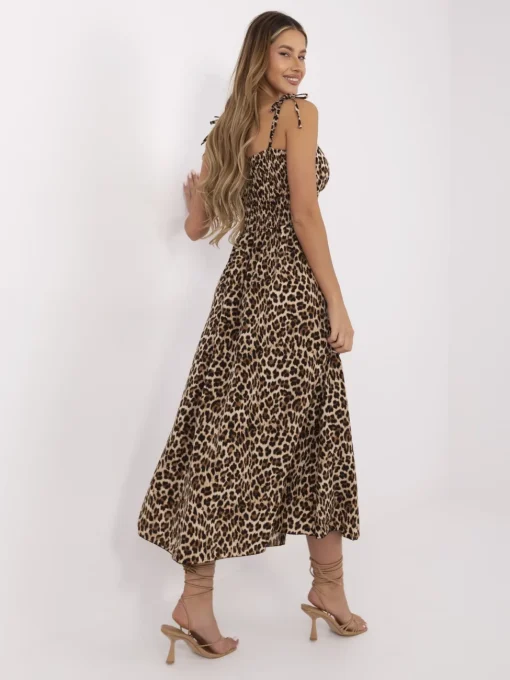 rochie-midi-cu-imprimeu-leopard-si-crapatura-laterala