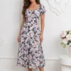 rochie-midi-de-vara-cu-maneci-bufante-si-imprimeu-floral-gri