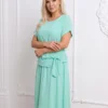 rochie-midi-din-voal-cu-aspect-de-compleu-si-funda-in-talie