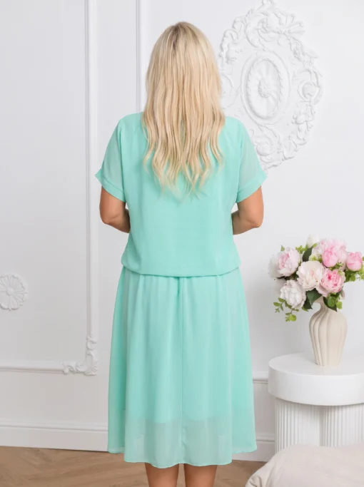 rochie-midi-din-voal-cu-aspect-de-compleu-si-funda-in-talie