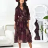 rochie-midi-eleganta-cu-imprimeu-floral-in-nuante-bordo-si-curea-in-talie
