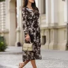 rochie-midi-eleganta-cu-imprimeu-floral-si-insertii