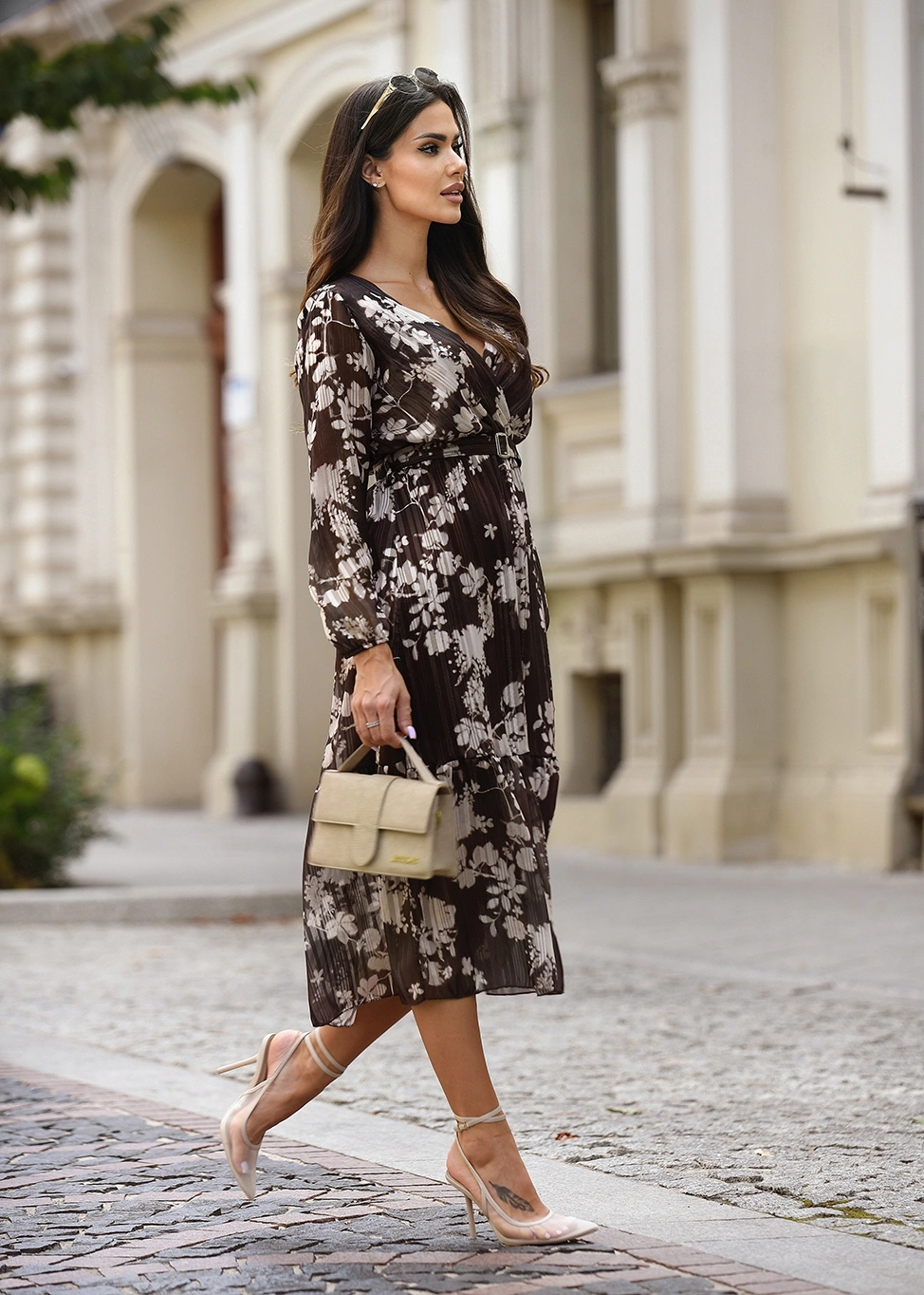 Rochie midi eleganta cu imprimeu... - 1 | YEO