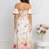 rochie-midi-eleganta-cu-maneci-bufante-si-imprimeu-floral-roz