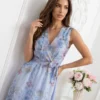 rochie-midi-eleganta-din-tencel-cu-imprimeu-floral-albastru