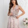 rochie-midi-eleganta-din-tencel-cu-imprimeu-floral-pastelat