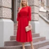 rochie-midi-eleganta-rosie-cu-curea-in-talie