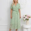 rochie-midi-eleganta-verde-menta-cu-textura-florala