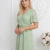 rochie-midi-eleganta-verde-menta-cu-textura-florala