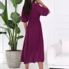 rochie-midi-fucsia-cu-decolteu-petrecut-si-detalii-plisate