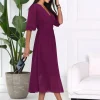 rochie-midi-fucsia-cu-decolteu-petrecut-si-detalii-plisate