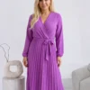rochie-midi-plisata-mov-cu-cordon-in-talie