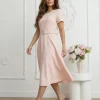 rochie-midi-roz-cu-curea-in-talie