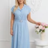 rochie-midi-tip-camasa-bleu-cu-guler-rever-si-cordon-cu-catarama