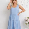 rochie-midi-vaporoasa-bleu-de-vara-cu-volane