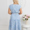 rochie-midi-vaporoasa-cu-imprimeu-frunze-volane-si-cordon-impletit
