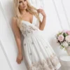 rochie-scurta-alba-cu-broderie-aurie-bretele-si-talie-elastica