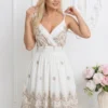 rochie-scurta-alba-cu-broderie-aurie-bretele-si-talie-elastica