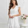 rochie-scurta-alba-din-bumbac-brodat-cu-volane-si-cordon