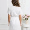 rochie-scurta-alba-din-bumbac-cu-broderie