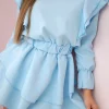rochie-scurta-albastru-deschis-cu-volane-si-maneca-lunga