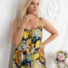 rochie-scurta-cu-imprimeu-baroc-si-lamai-si-volan-la-baza
