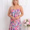 rochie-scurta-cu-imprimeu-floral-multicolor