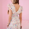 rochie-scurta-cu-imprimeu-floral-si-volanase