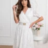 rochie-scurta-cu-textura-reliefata-si-curea