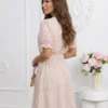 rochie-scurta-cu-textura-reliefata-si-curea
